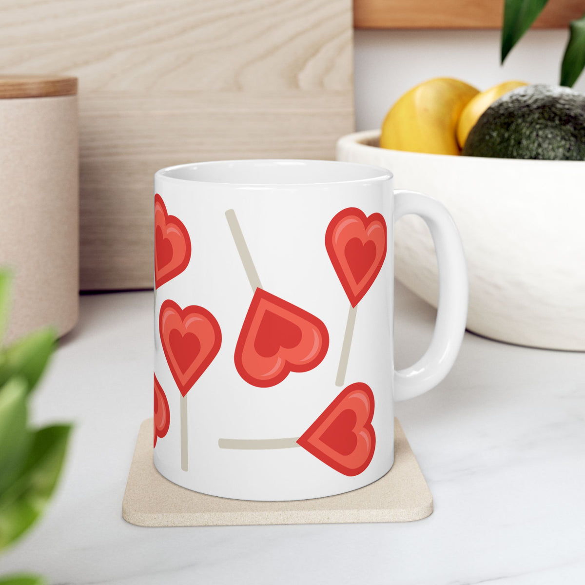 Heart Sucker for You Mug — Cute Valentine’s Day Coffee Cup (11oz & 15oz) - Sydney So Sweet