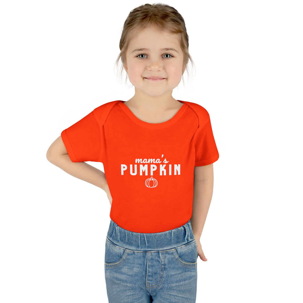 Mama's Pumpkin Infant Bodysuit Cute Fall Baby Onesie
