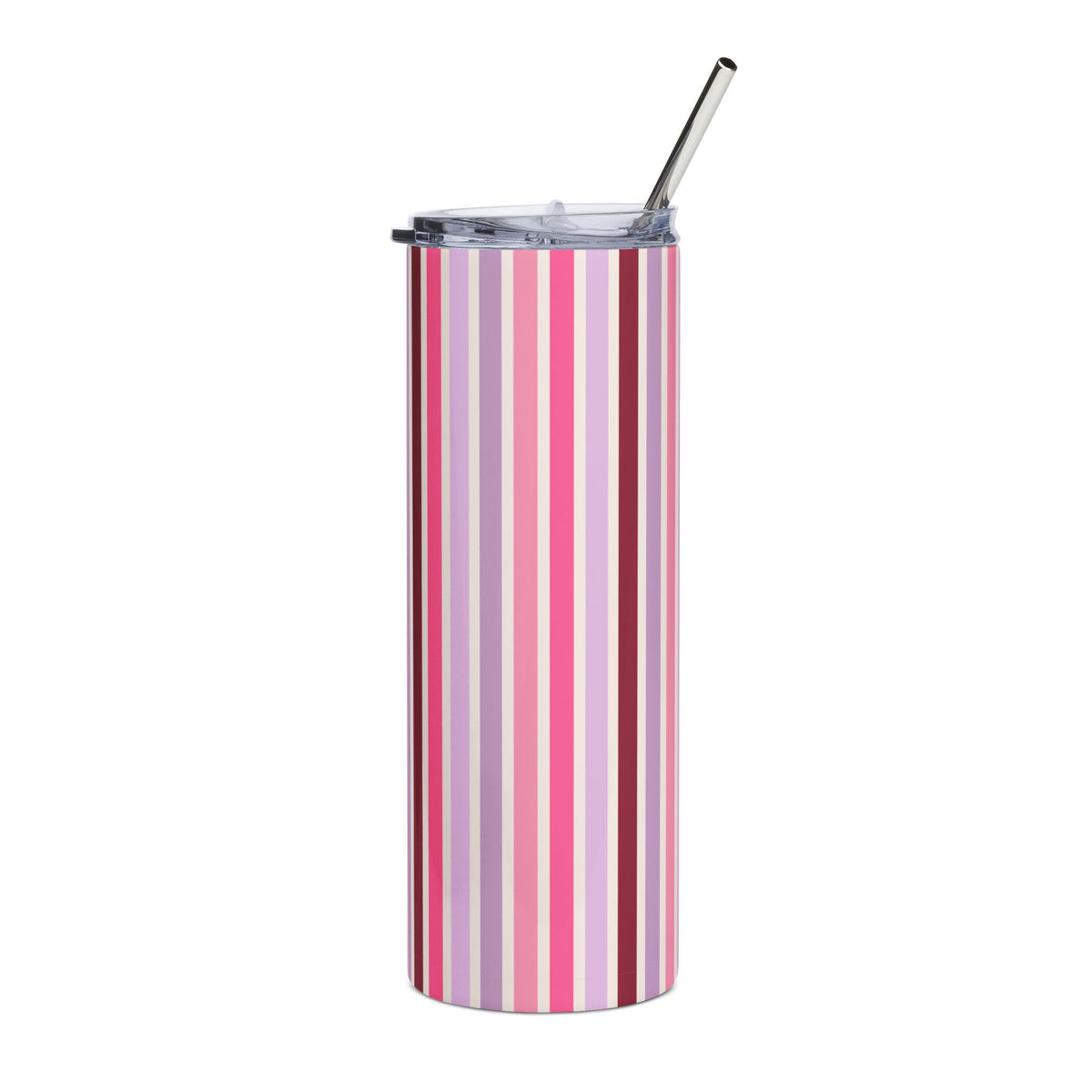 Sakura Stripe 20oz Stainless Tumbler Insulated Travel Cup - Sydney So Sweet