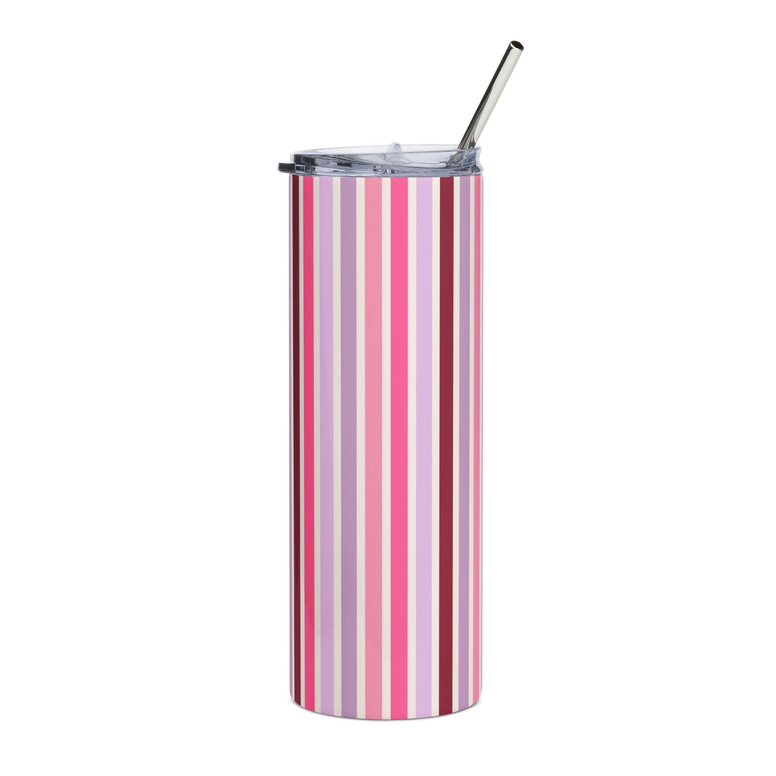 Sakura Stripe 20oz Stainless Tumbler Insulated Travel Cup - Sydney So Sweet