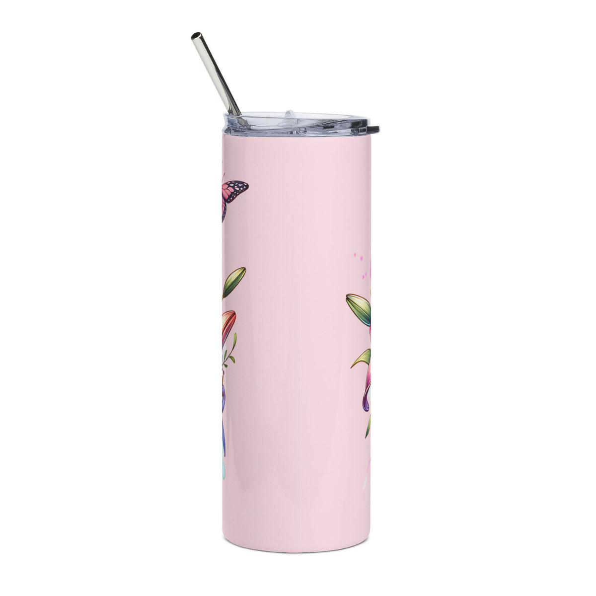 God is Good Cross & Lilies 20oz Floral Stainless Tumbler Insulated Travel Cup - Sydney So Sweet