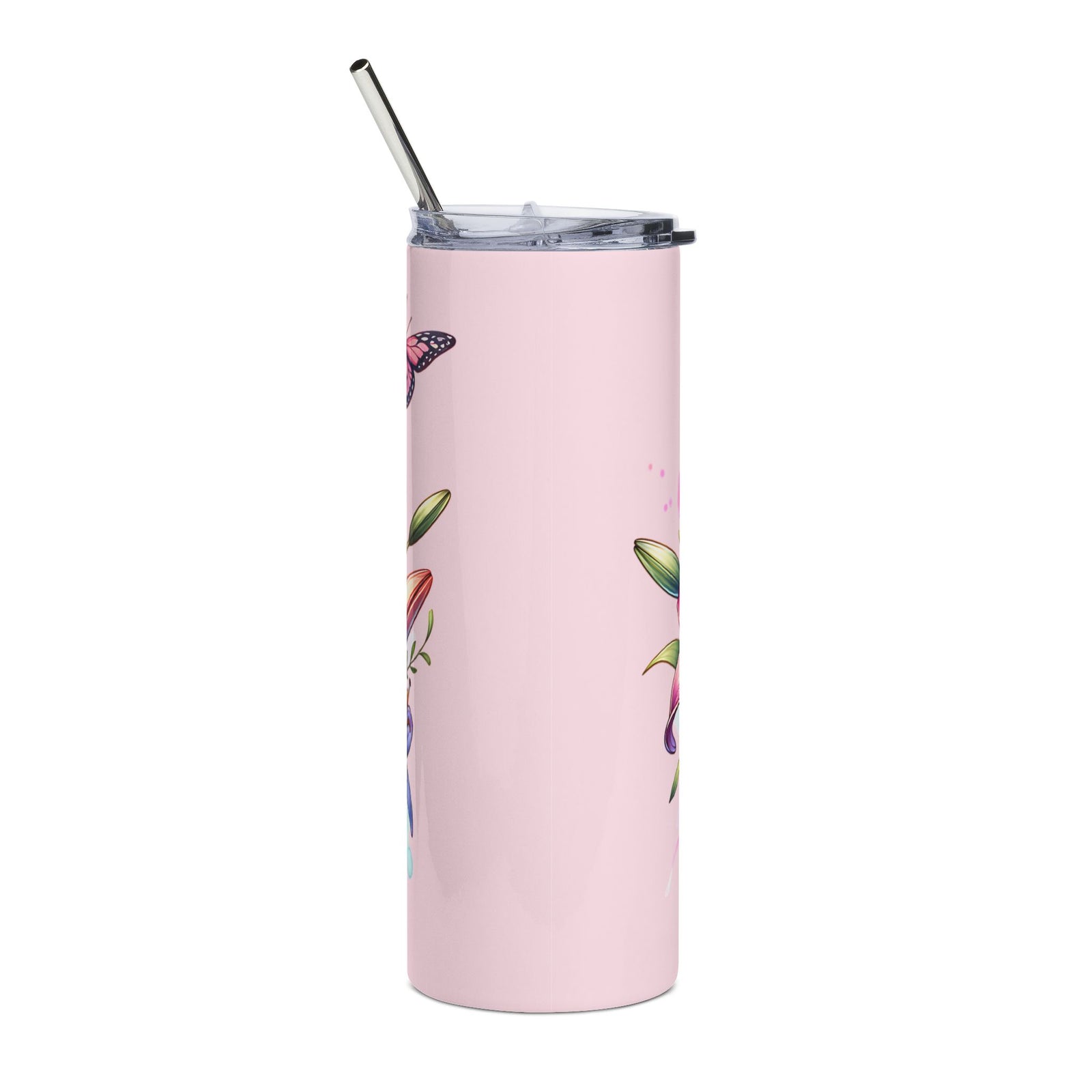 God is Good Cross & Lilies 20oz Floral Stainless Tumbler Insulated Travel Cup - Sydney So Sweet