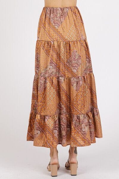 Mittoshop Paisley Patchwork Print Satin Maxi Skirt - Sydney So Sweet