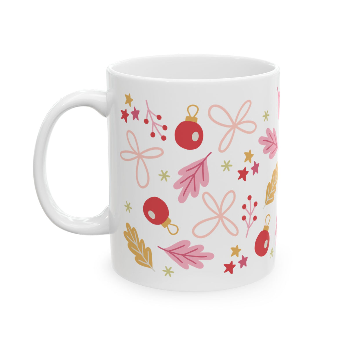 Cheerful Christmas Ceramic Mug Coffee Cup (11oz & 15oz)