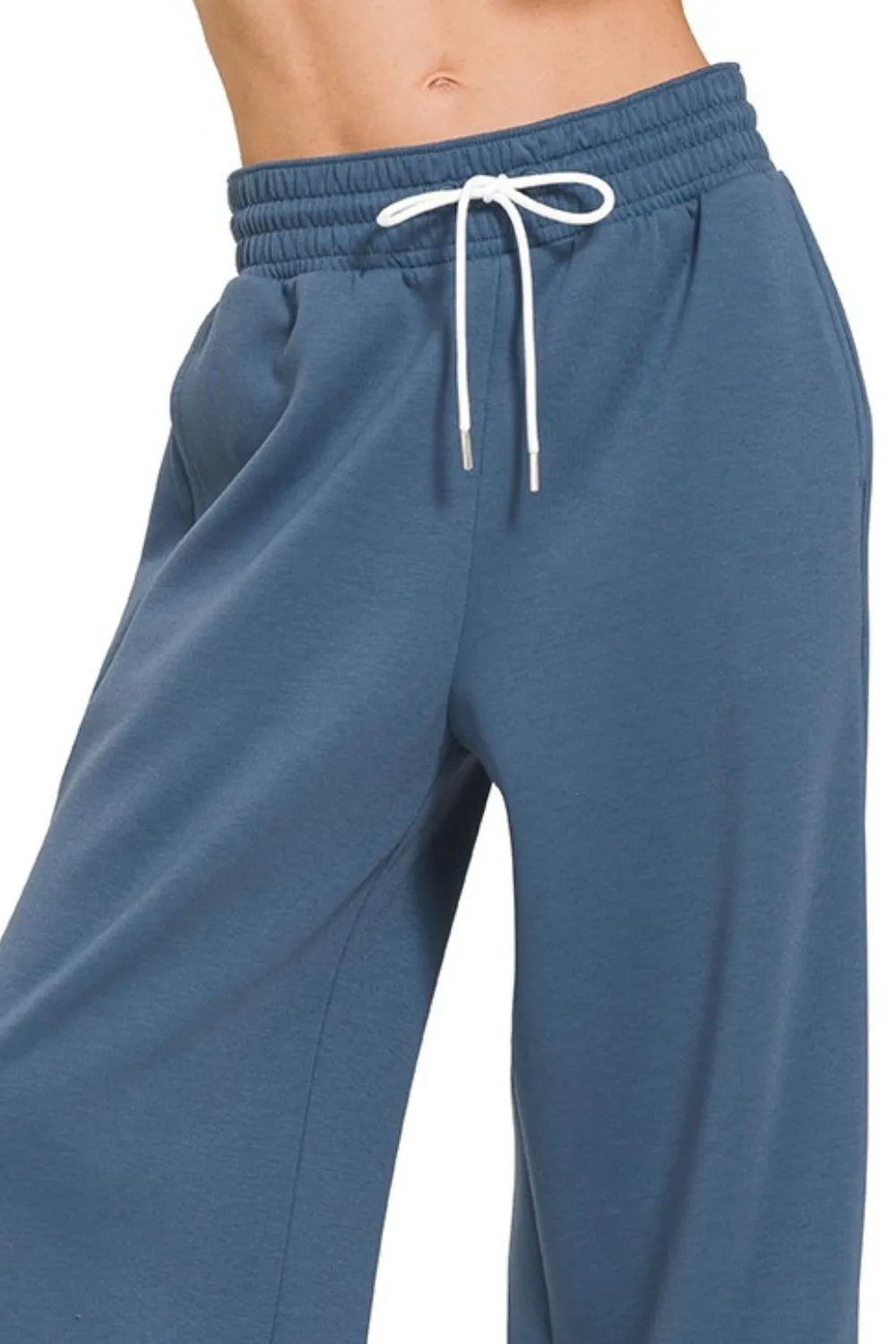 Zenana Scuba Drawstring Pants - Sydney So Sweet