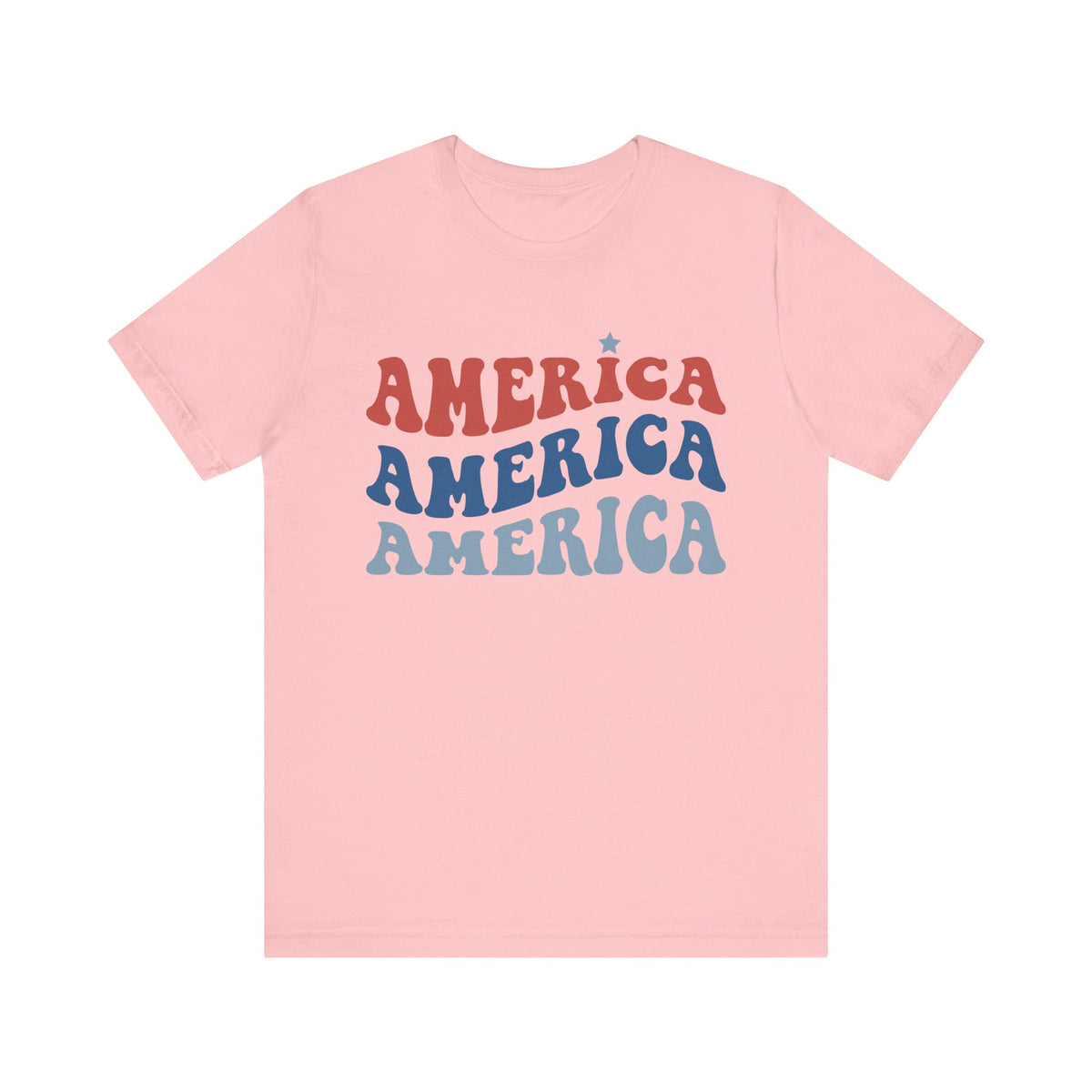 America America Retro Tee Patriotic 4th of July T-Shirt
