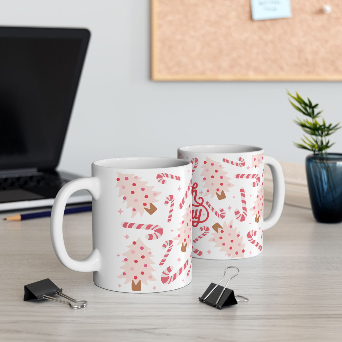 Sleigh All Day Christmas Ceramic Mug Coffee Cup (11oz & 15oz)