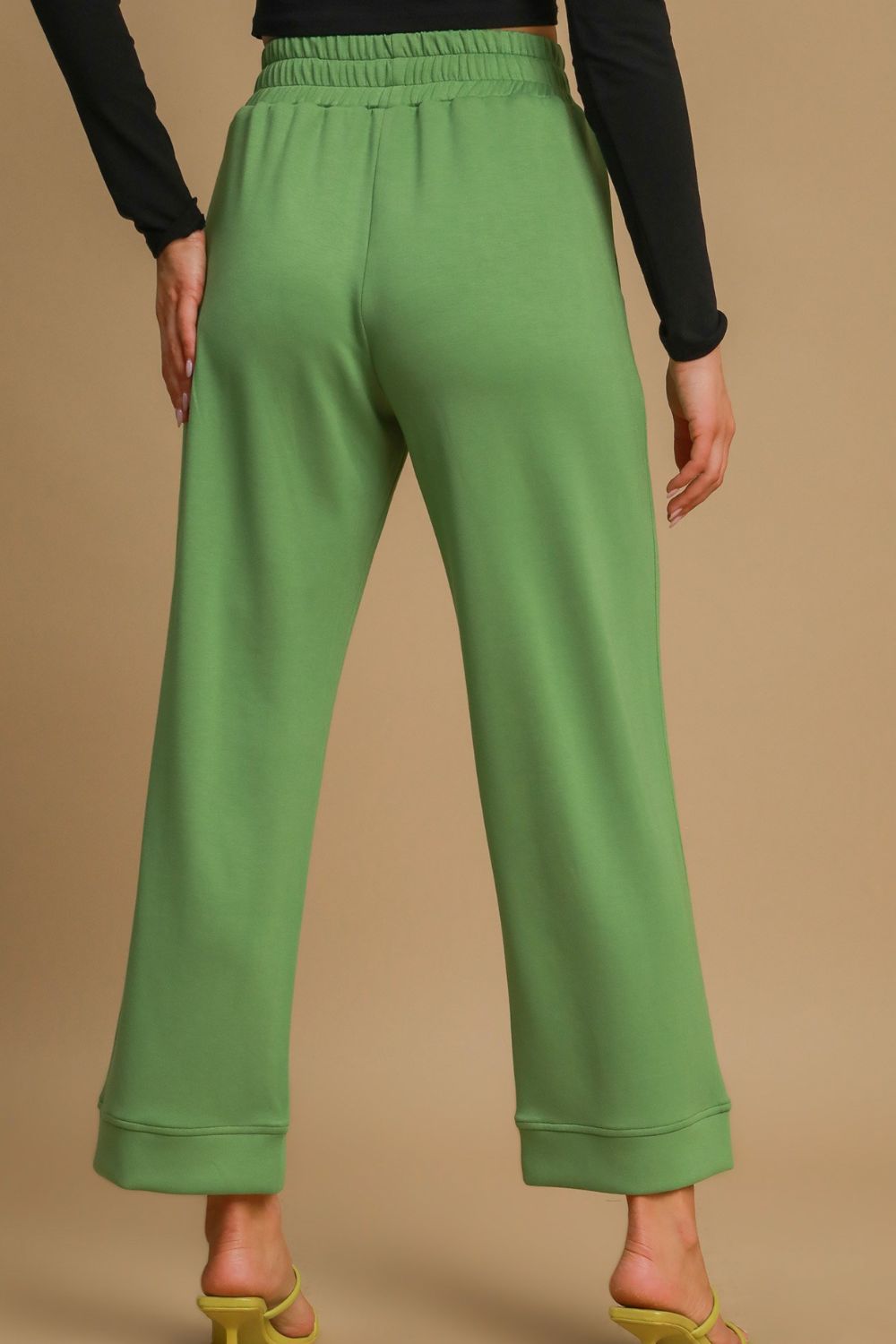 Umgee Drawstring Wide Leg Pants with Pockets - Sydney So Sweet