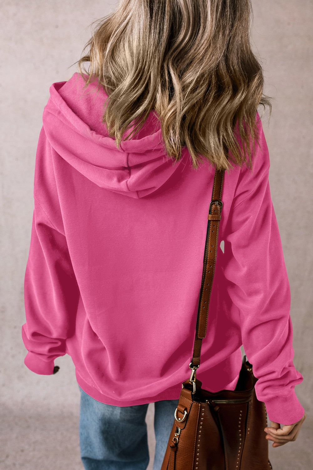 Drawstring Pocketed Long Sleeve Hoodie - Sydney So Sweet