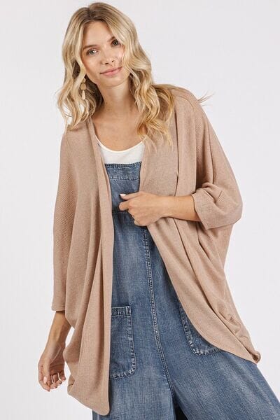Mittoshop Open Front Batwing Sleeve Cardigan - Sydney So Sweet