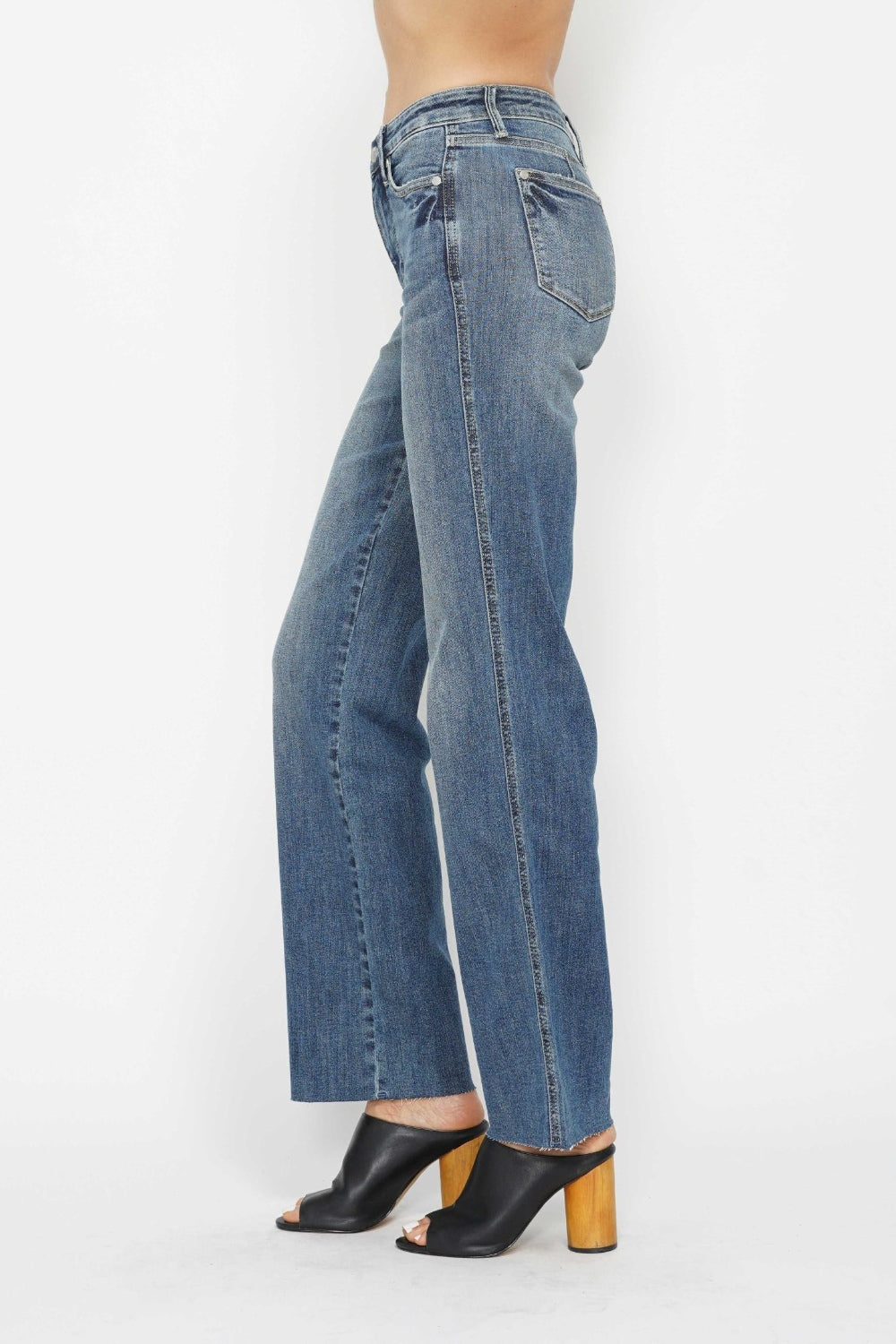 Judy Blue Full Size Tummy Control Straight Jeans - Sydney So Sweet