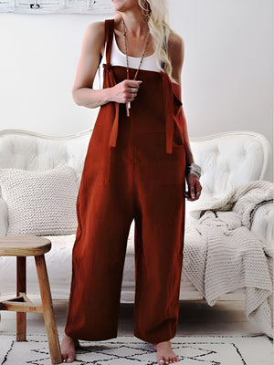 Pocketed Wide Strap Overalls - Sydney So Sweet