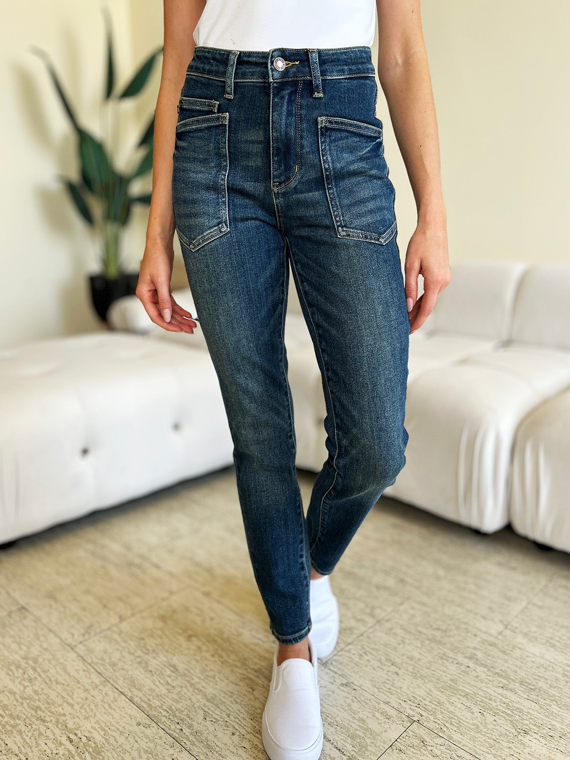 Judy Blue Full Size High Waist Skinny Jeans - Sydney So Sweet