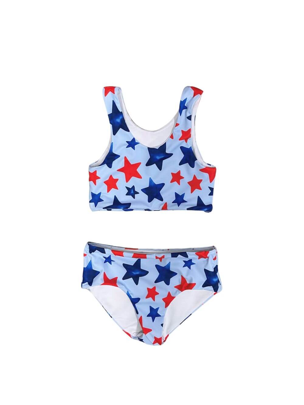 All-American Starlet Girls Two-Piece Patriotic Swimsuit - Sydney So Sweet