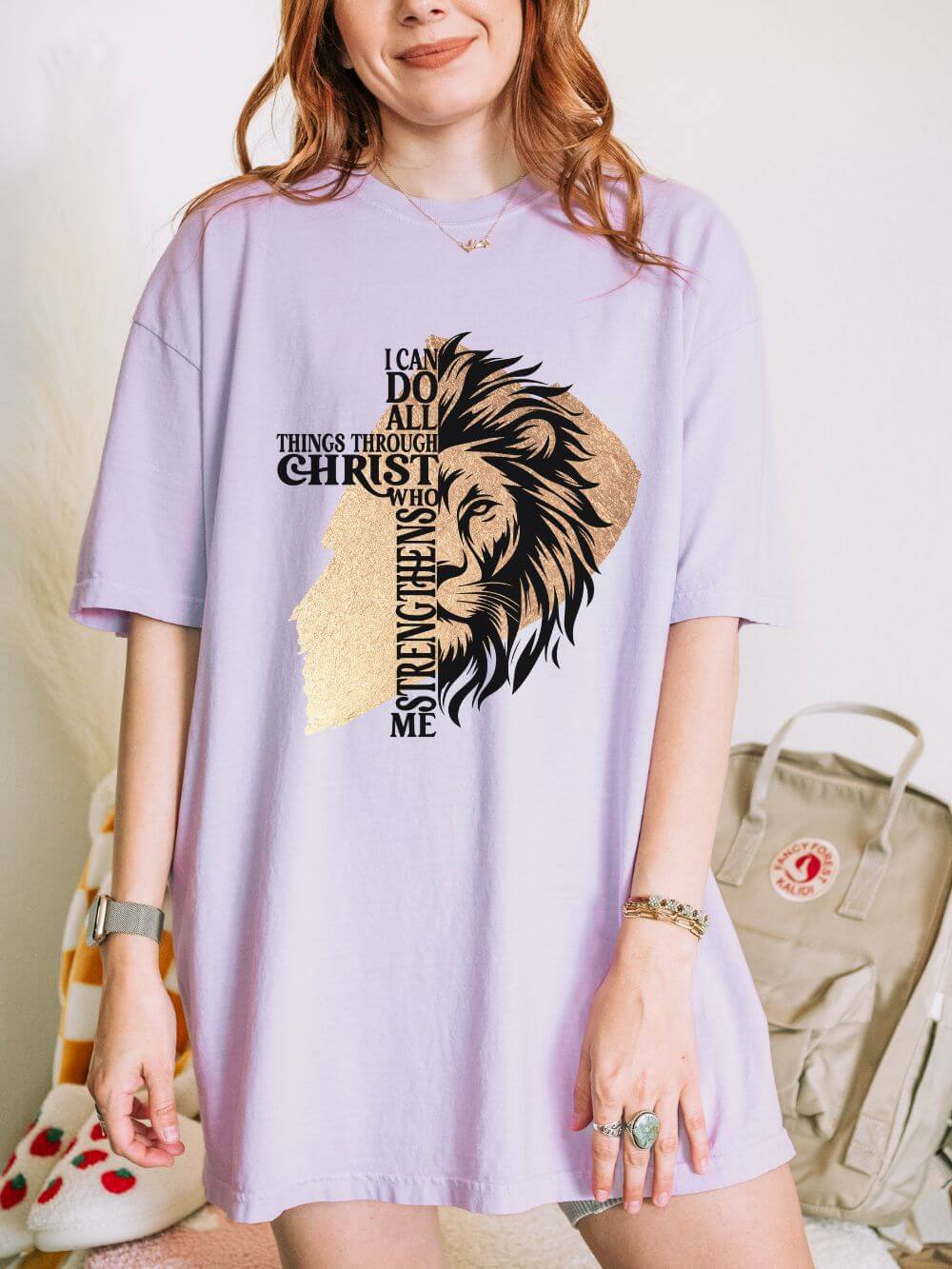 All Things Through Christ Christian Graphic T-Shirt Unisex Short Sleeve Tee - Sydney So Sweet