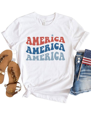 America America America Patriotic T-Shirt - Sydney So Sweet