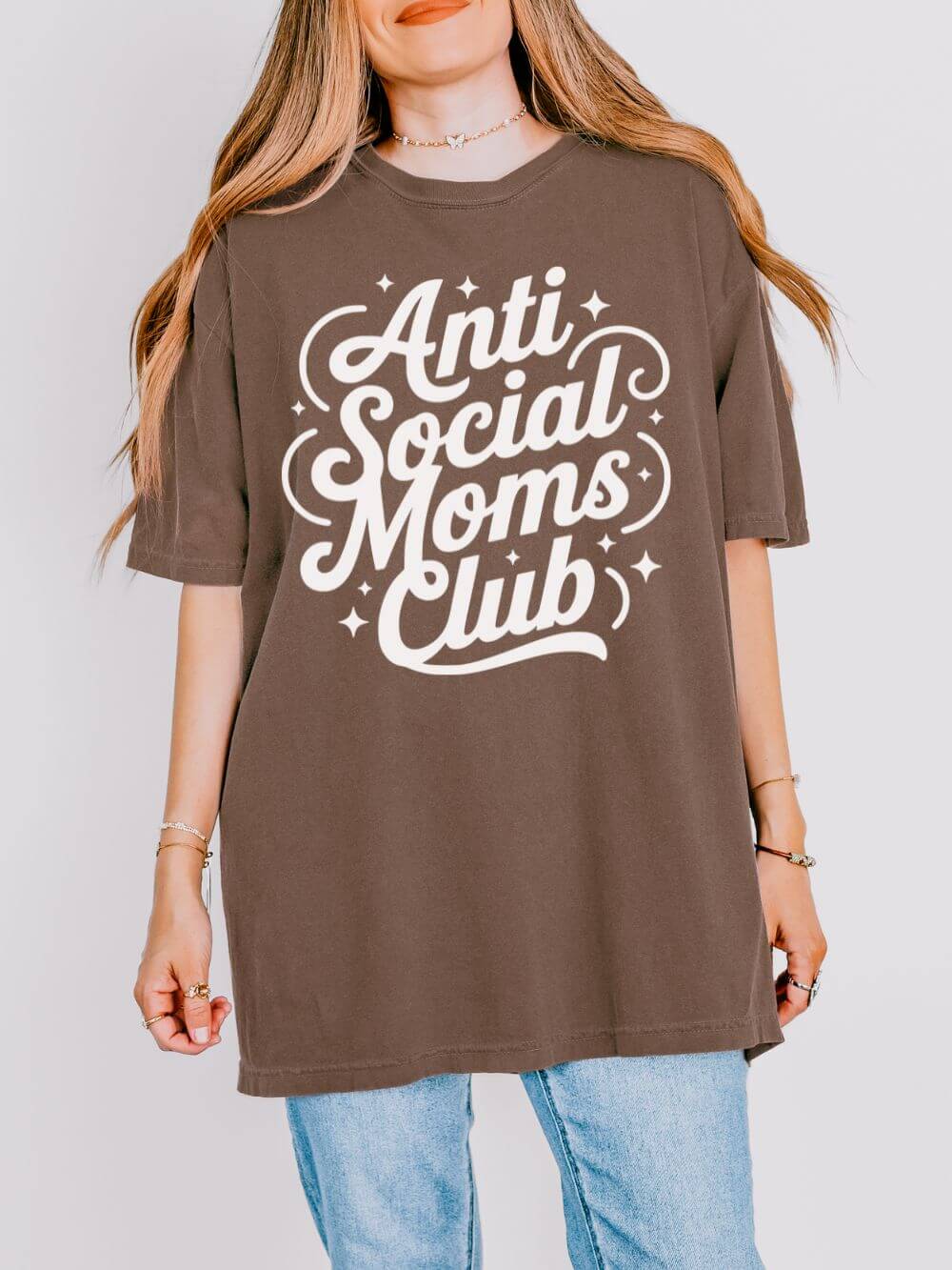 Antisocial Mom's Club Tee Women's Graphic T-Shirt