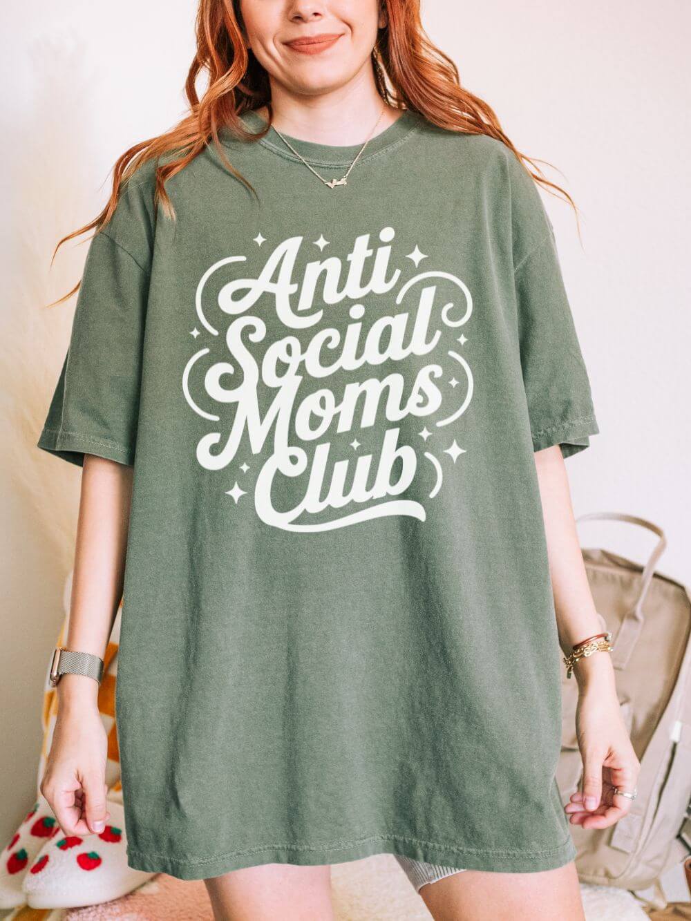 Antisocial Mom's Club Tee Women's Graphic T-Shirt