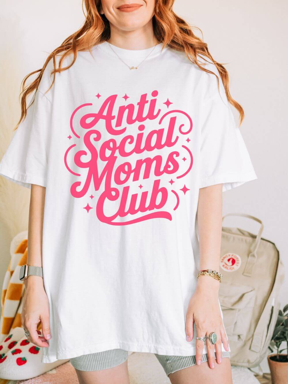 Antisocial Mom's Club Tee Women's Graphic T-Shirt