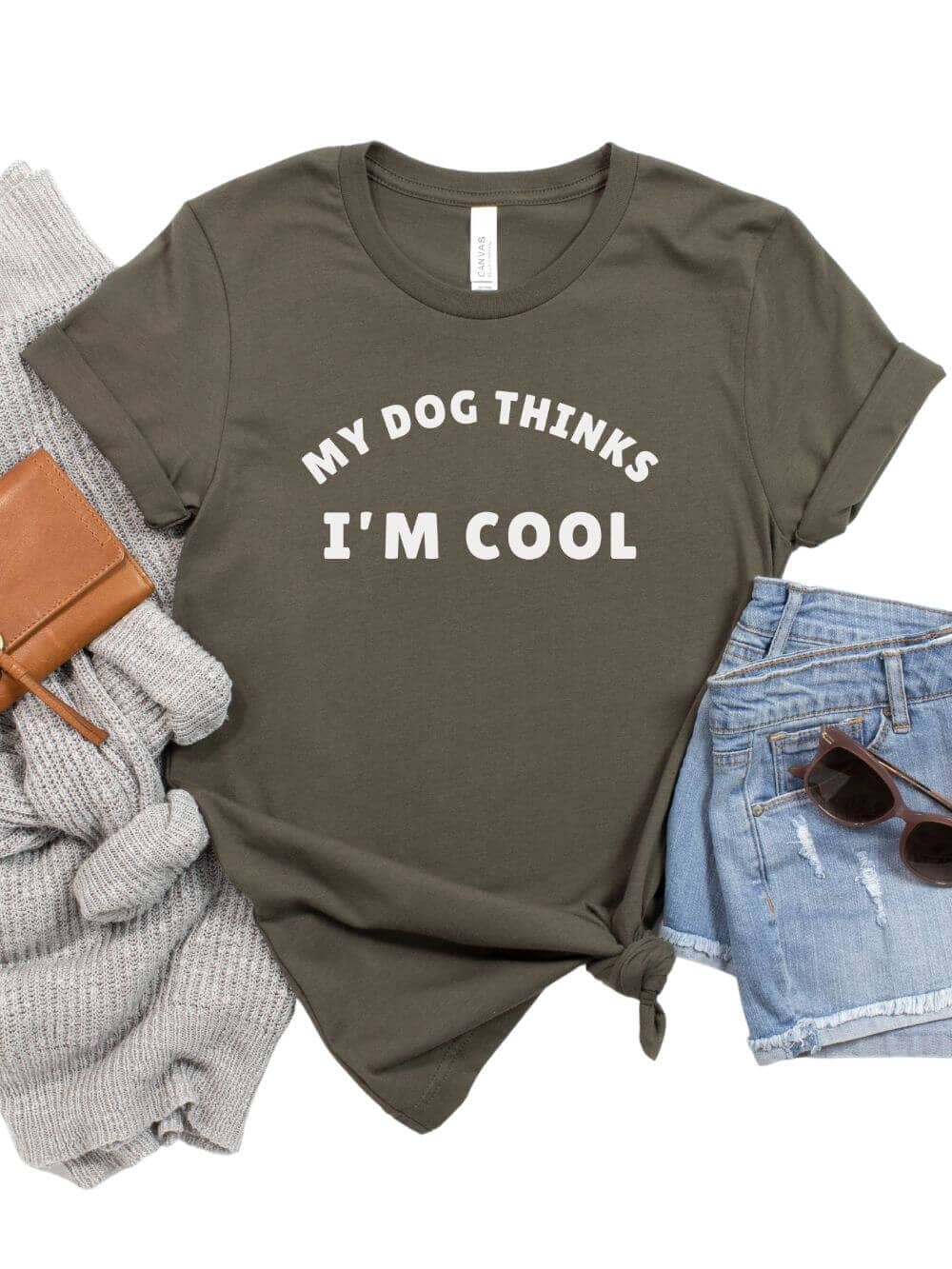 My Dog Thinks I'm Cool Women's Graphic T-Shirt - Sydney So Sweet