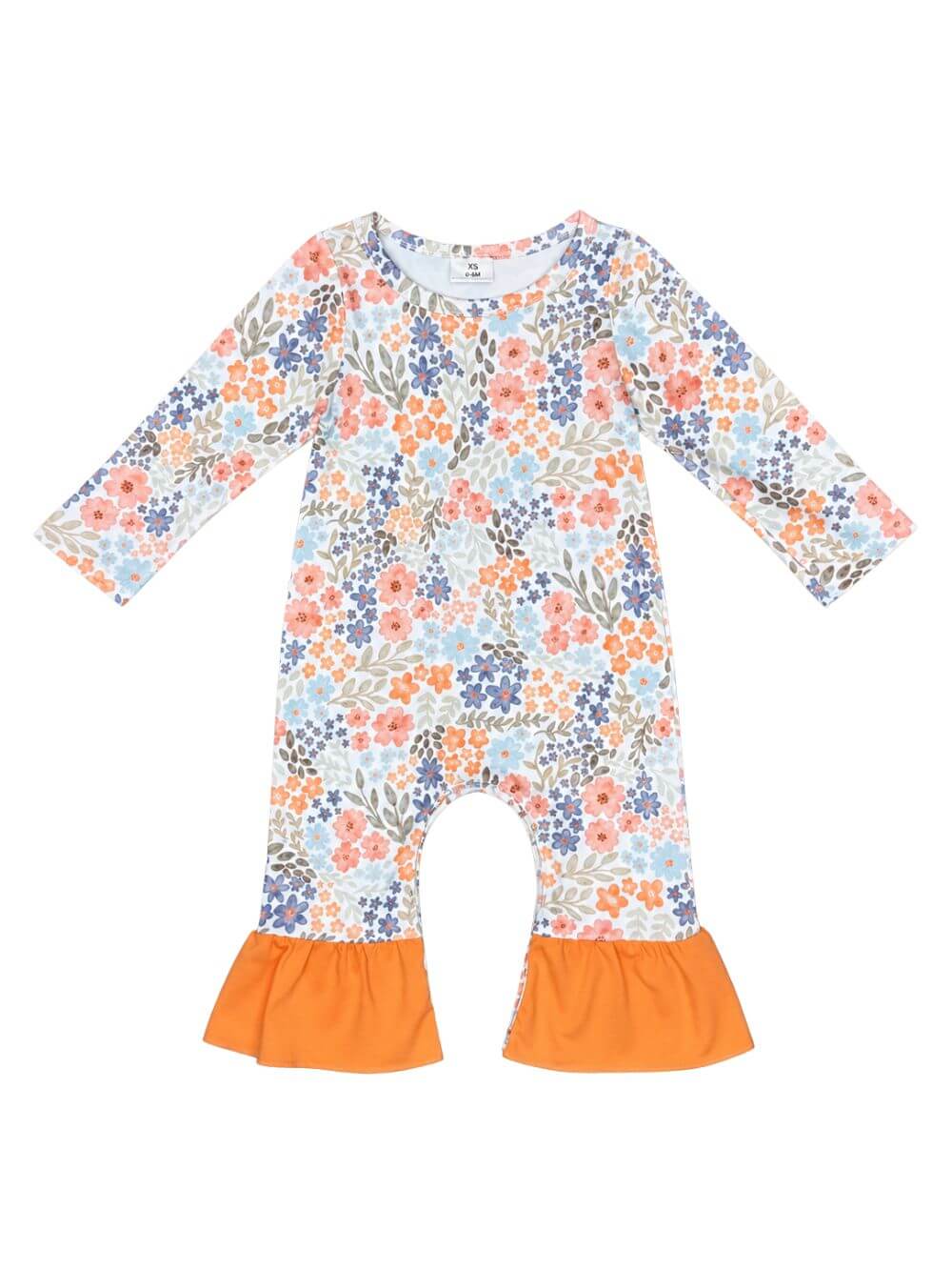 Autumn Meadow Floral Baby Romper