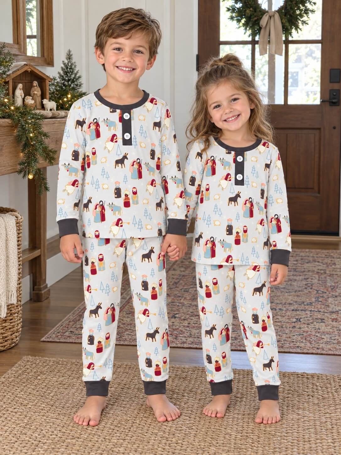 Away in a Manger Kids Christmas Lounge Set