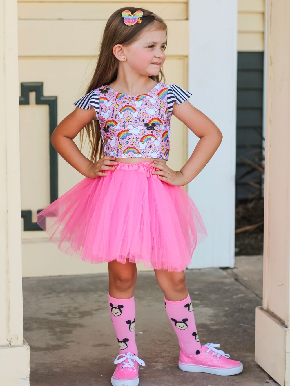 Solid Color Costume Tutu Skirt - Toddler, Little Girl, Kid Size for Dress Up - Sydney So Sweet