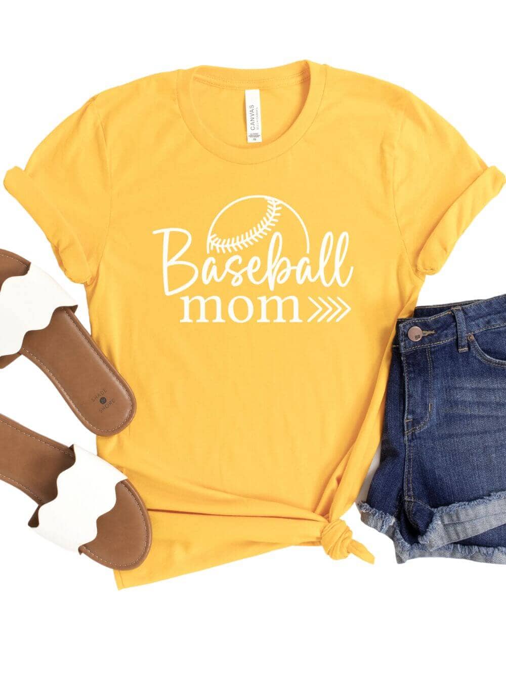 Baseball Mom T-Shirt Cute Baseball Mom T-Shirt