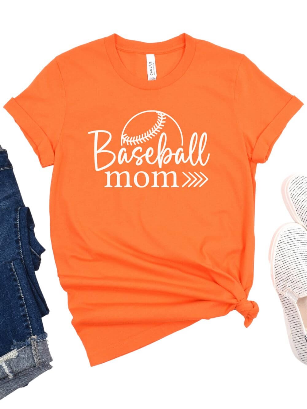 Baseball Mom T-Shirt in 12 Team Colors - Sydney So Sweet