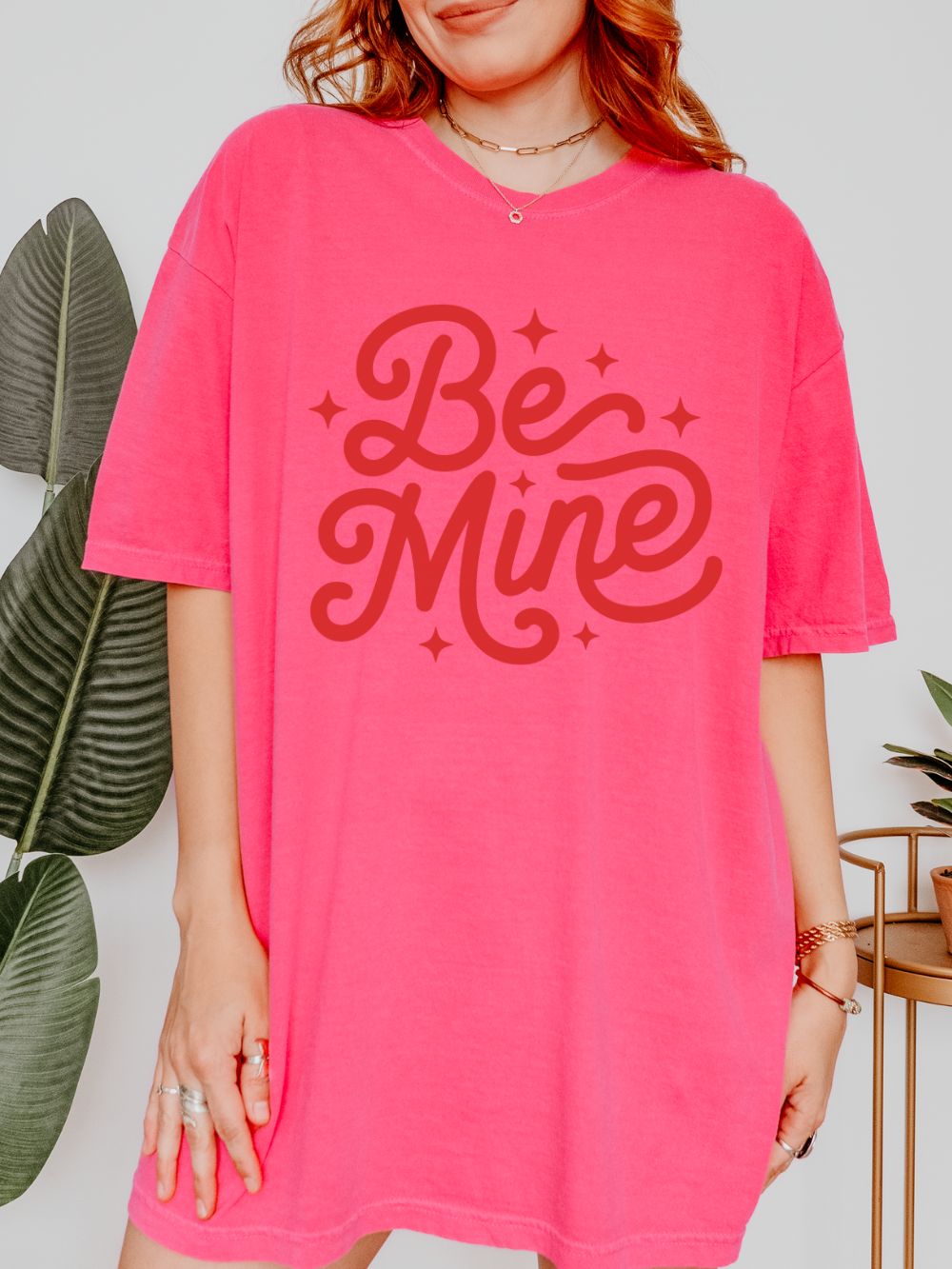 Be Mine Romantic Valentine's Day Graphic T-Shirt Unisex Short Sleeve Tee - Sydney So Sweet