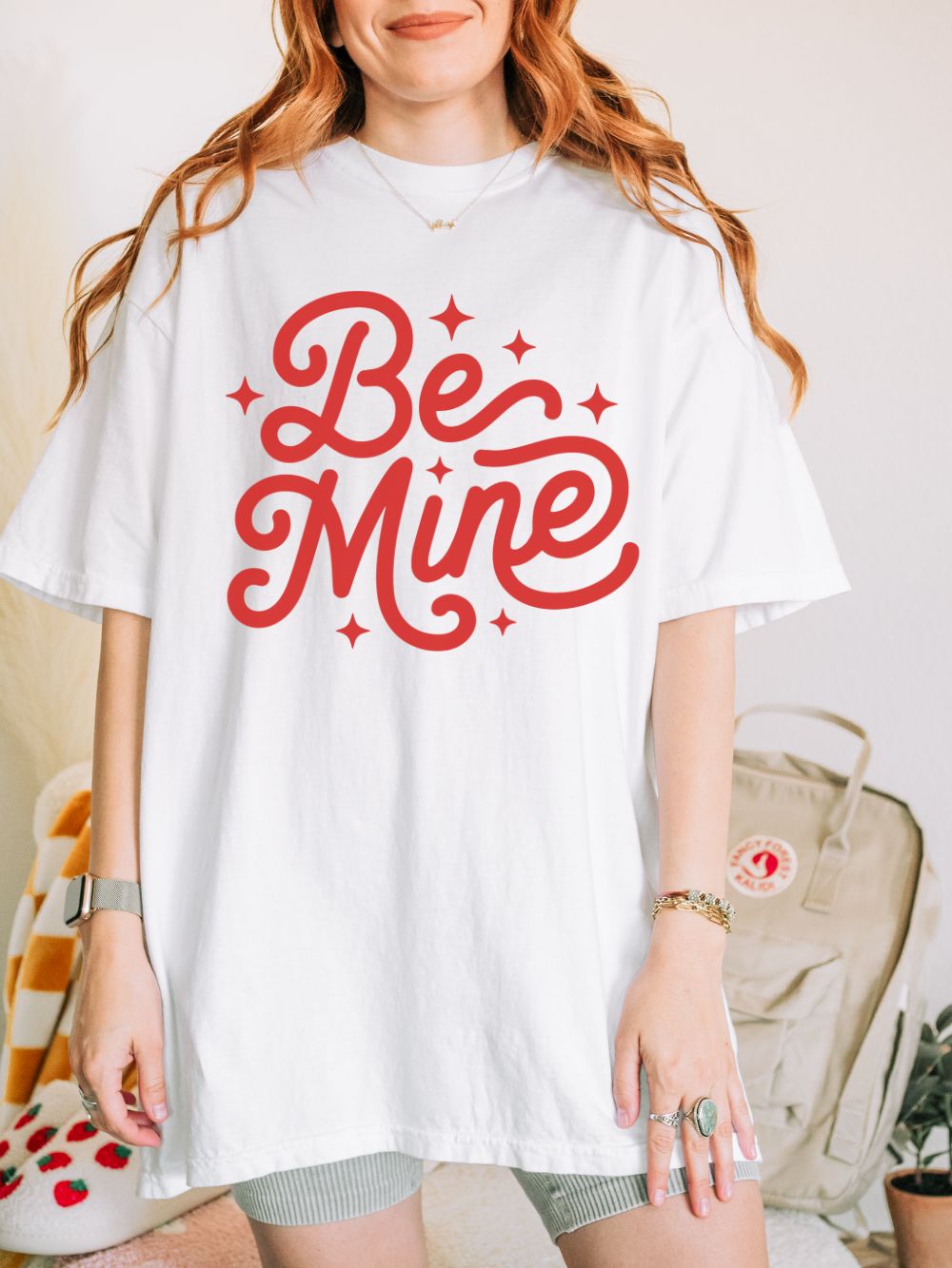 Be Mine Romantic Valentine's Day Graphic T-Shirt Unisex Short Sleeve Tee - Sydney So Sweet