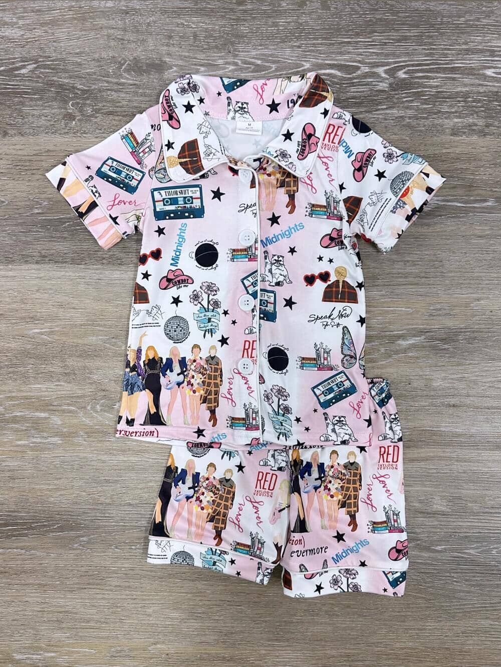 Bed Time Concert Girls Short Sleeve Pajama Set - Sydney So Sweet