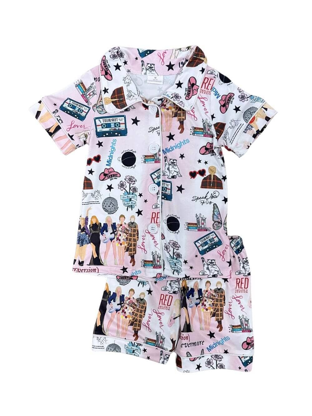 Bed Time Concert Girls Short Sleeve Pajama Set - Sydney So Sweet