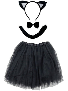 Adult or Plus Size Cat Tutu Costume, Tutu Skirt, Ears, Tail Teen/Adult Size