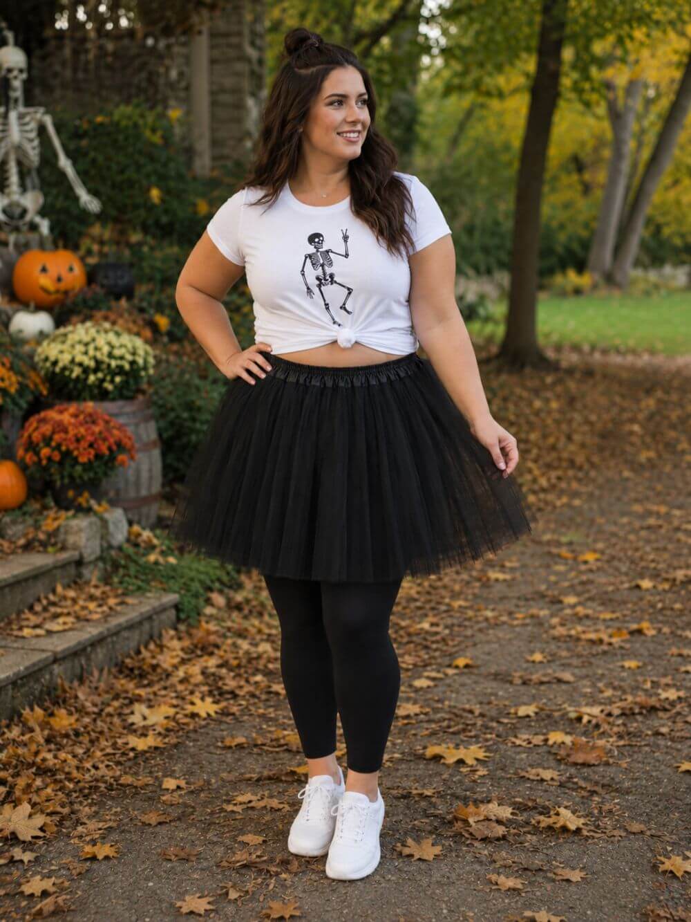 Black Plus Size Adult Tutu Skirt - Women's Plus Size 3- Layer Basic Ballet Costume Dance Tutus