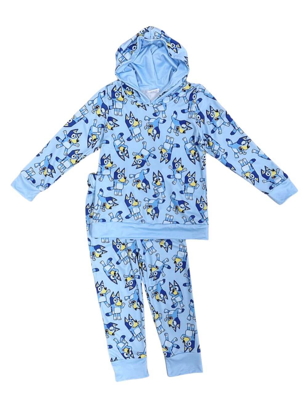 Blue Dog Days Boys Long Sleeve Hoodie Jogger Outfit - Sydney So Sweet