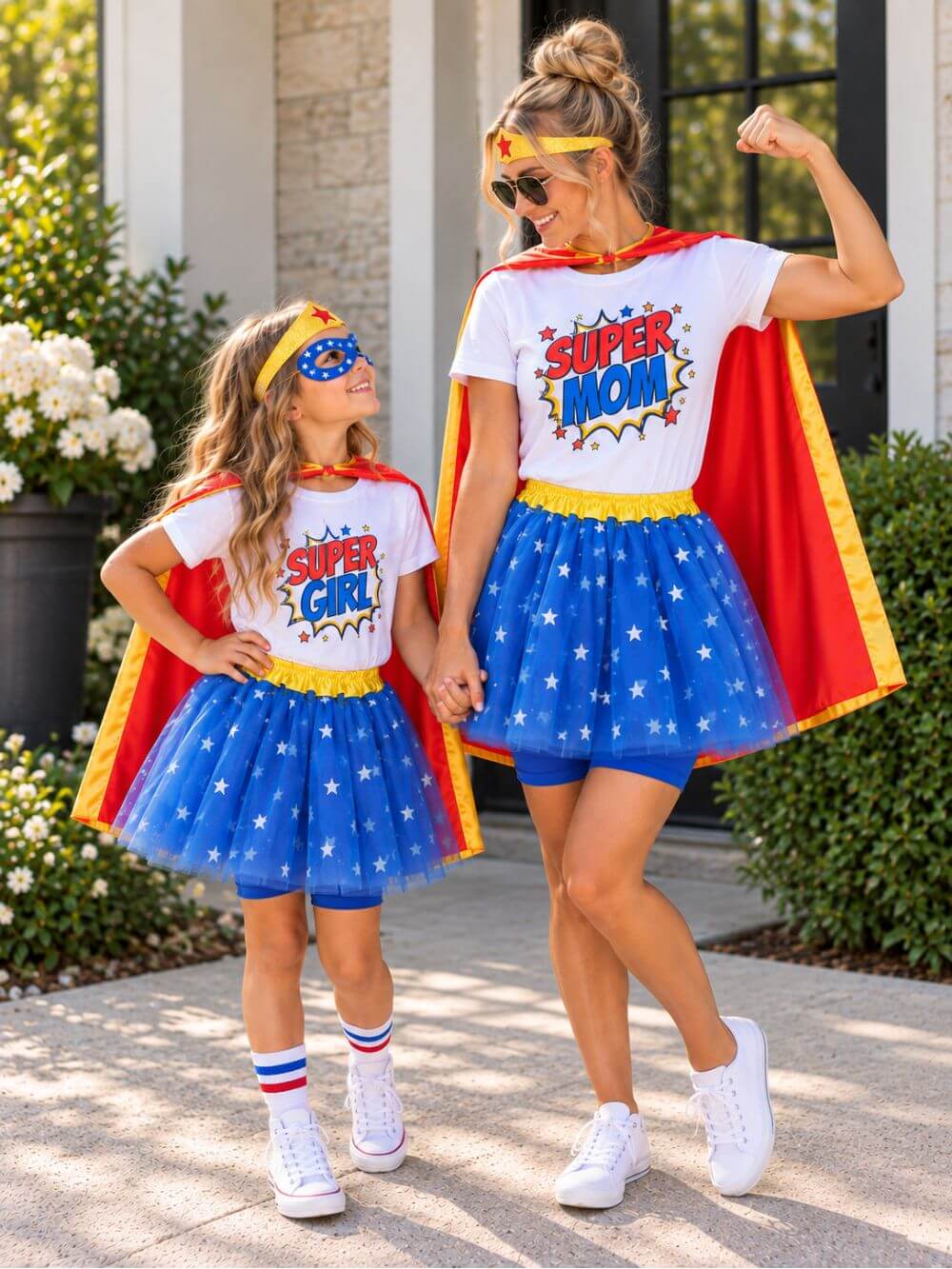Wonder Star Hero Superhero Woman Tutu Skirt Costume for Girls, Women, Plus