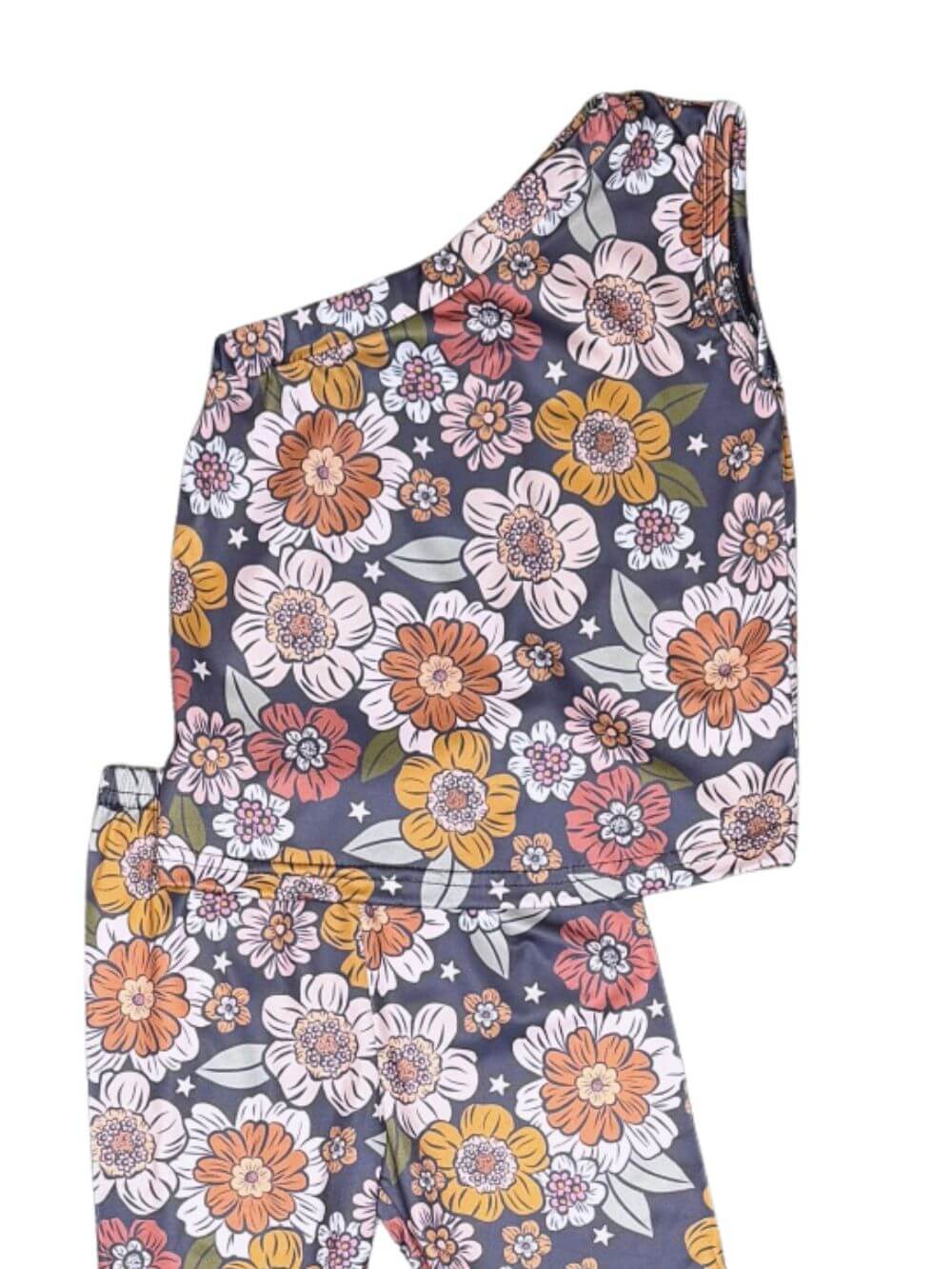 Boho Harvest Floral Girls Bell Bottoms Outfit