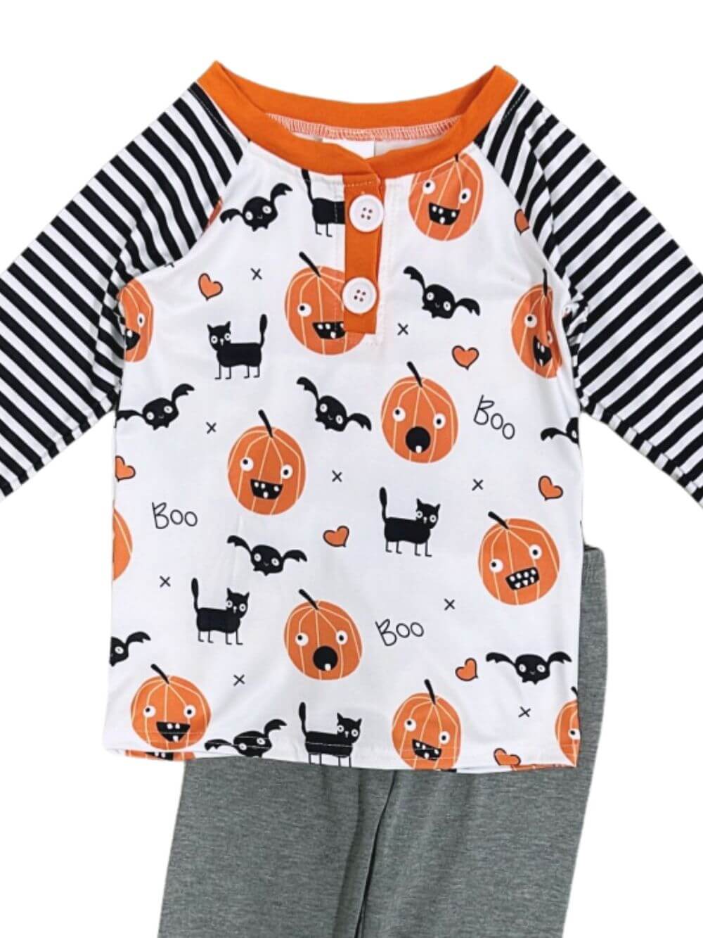 Boo-tastic Night Boys Halloween Outfit or Lounge Set - Sydney So Sweet