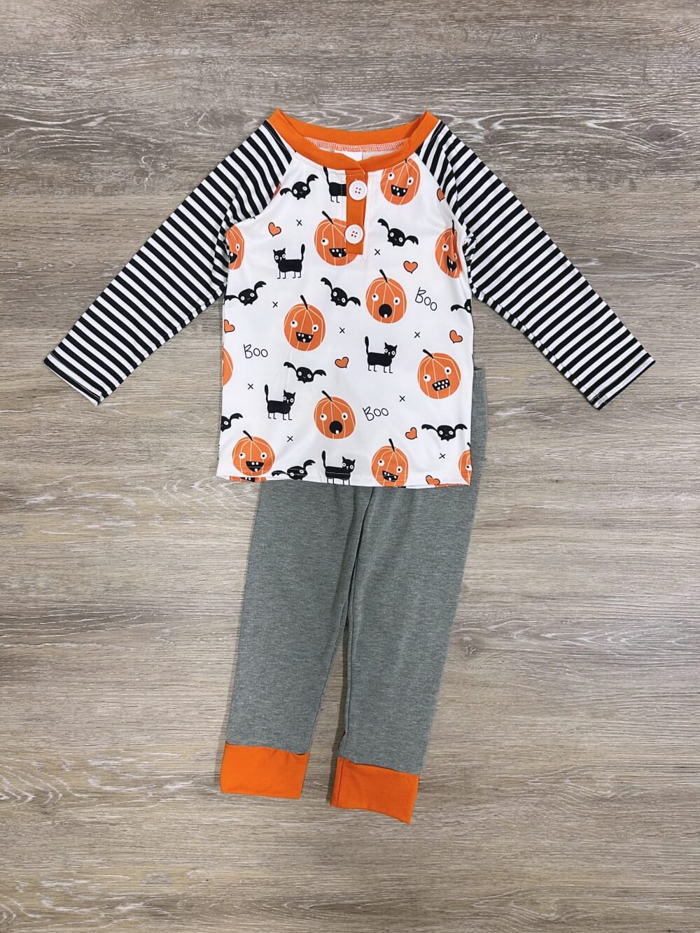 Boo-tastic Night Boys Halloween Outfit or Lounge Set - Sydney So Sweet
