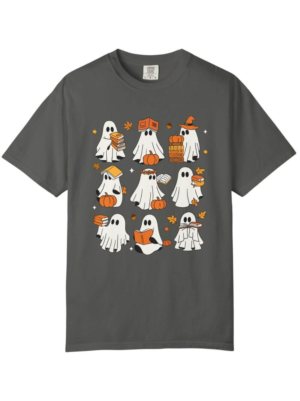 Bookish Boos Halloween Unisex Tee Comfort Colors Short Sleeve Book Lover Graphic T-Shirt - Sydney So Sweet