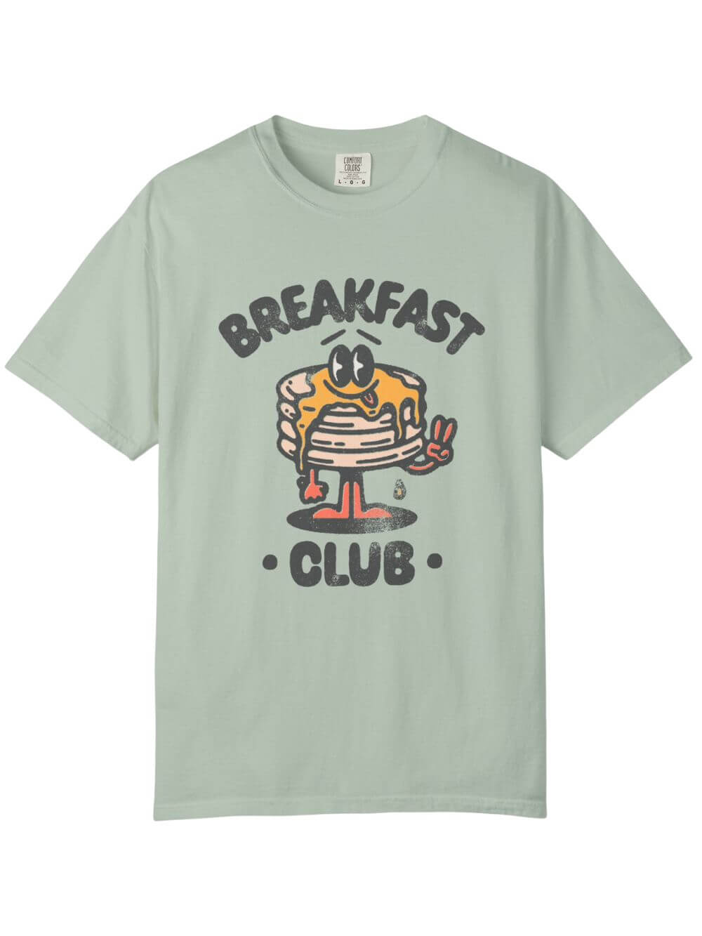 Breakfast Club Unisex Tee Comfort Colors Pancake Lover Short Sleeve Graphic T-Shirt - Sydney So Sweet