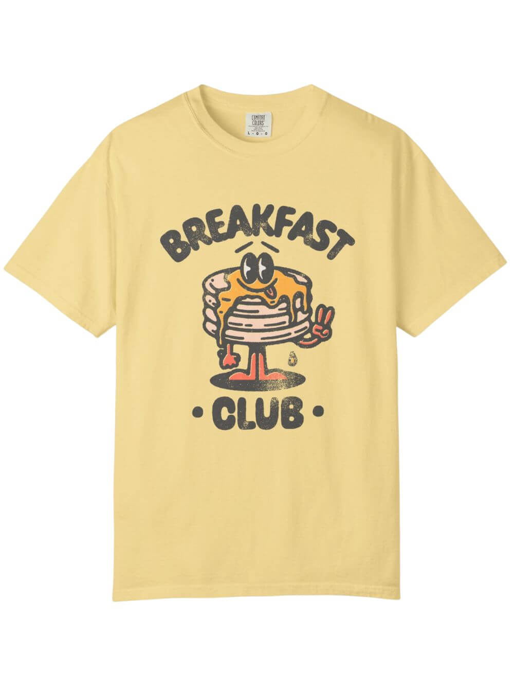 Breakfast Club Unisex Tee Comfort Colors Pancake Lover Short Sleeve Graphic T-Shirt - Sydney So Sweet
