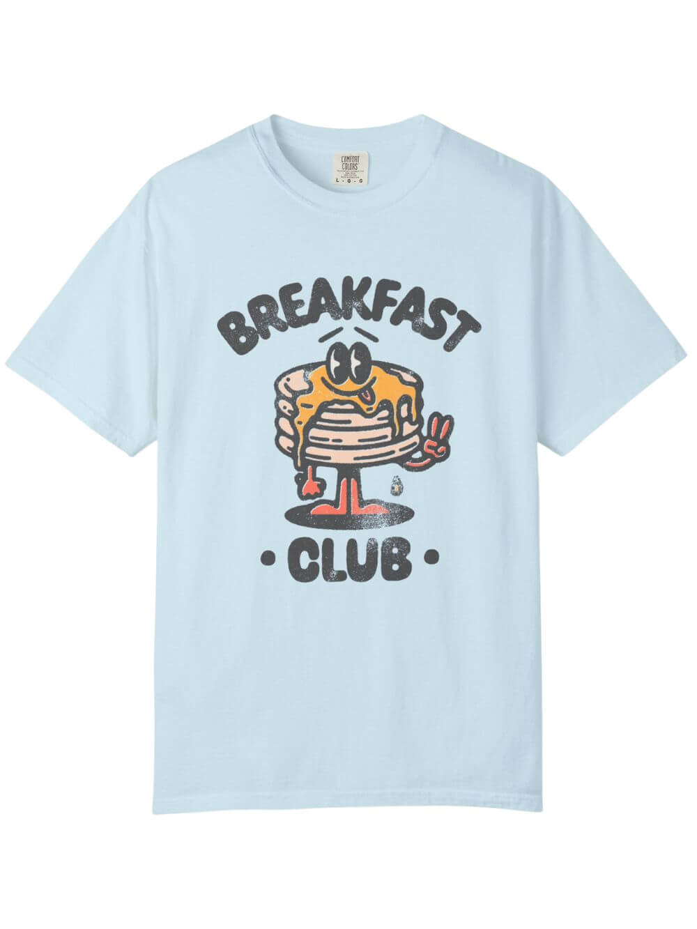 Breakfast Club Unisex Tee Comfort Colors Pancake Lover Short Sleeve Graphic T-Shirt - Sydney So Sweet