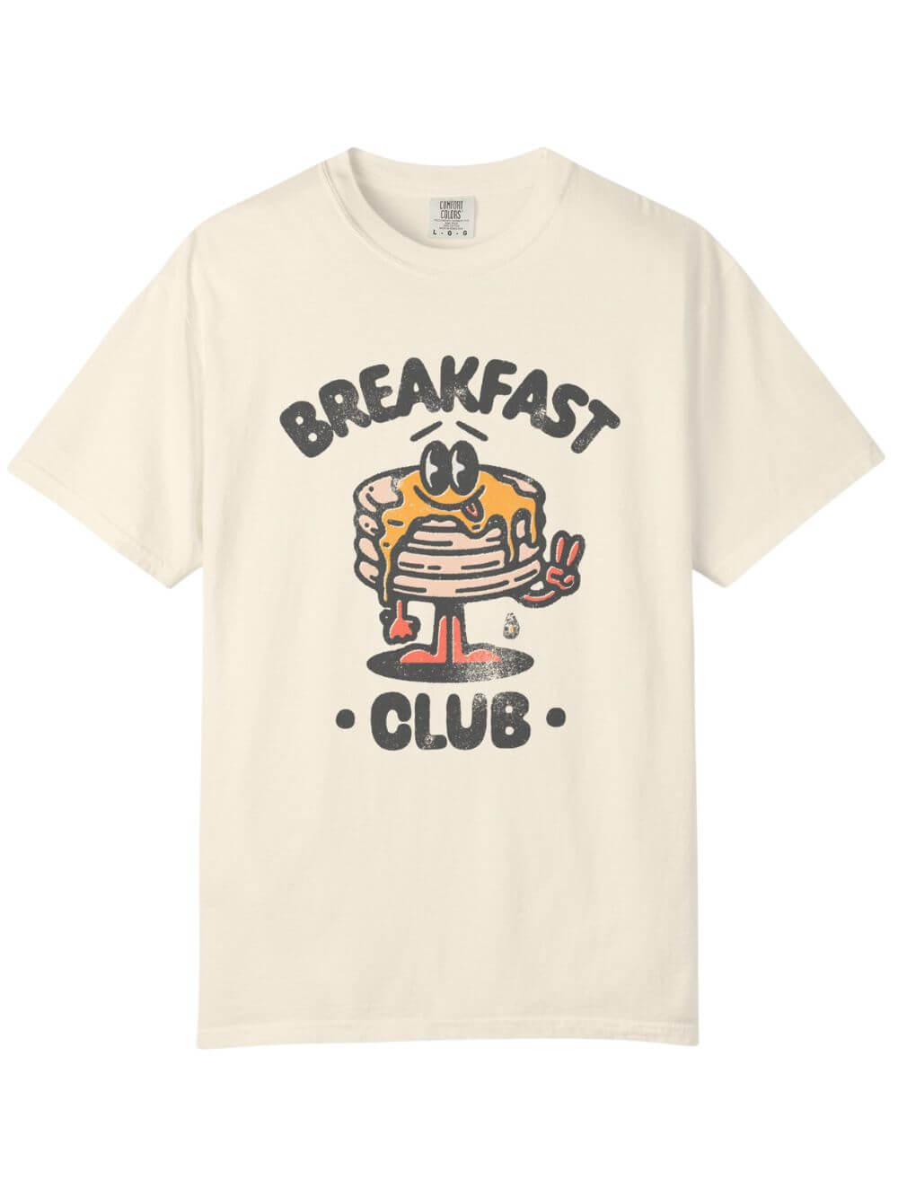 Breakfast Club Unisex Tee Comfort Colors Pancake Lover Short Sleeve Graphic T-Shirt - Sydney So Sweet
