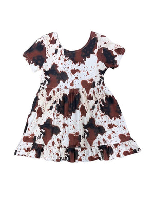 Brown Cow Brown Cow Girls Short Sleeve Dress - Sydney So Sweet