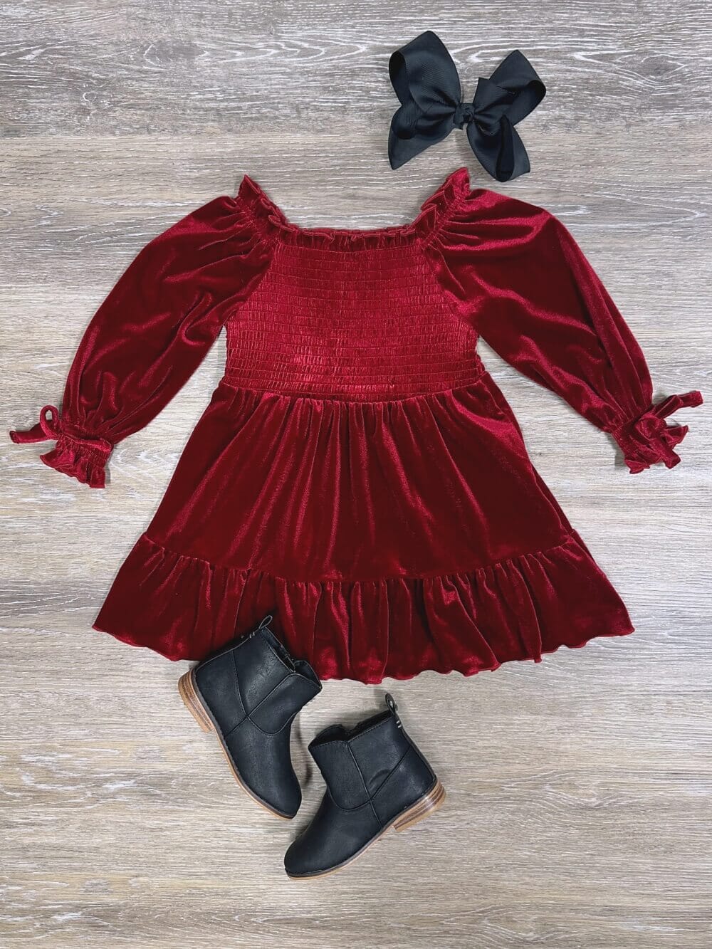 Burgundy dress 12 months best sale