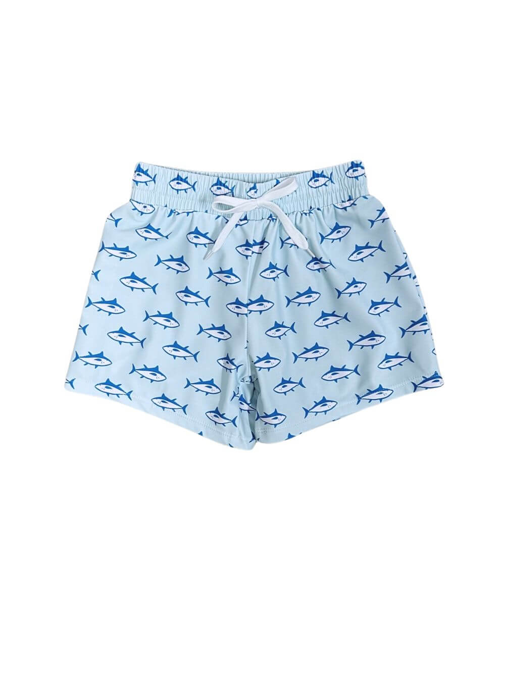 Catch of the Day Boys Blue Fish Swim Shorts - Sydney So Sweet