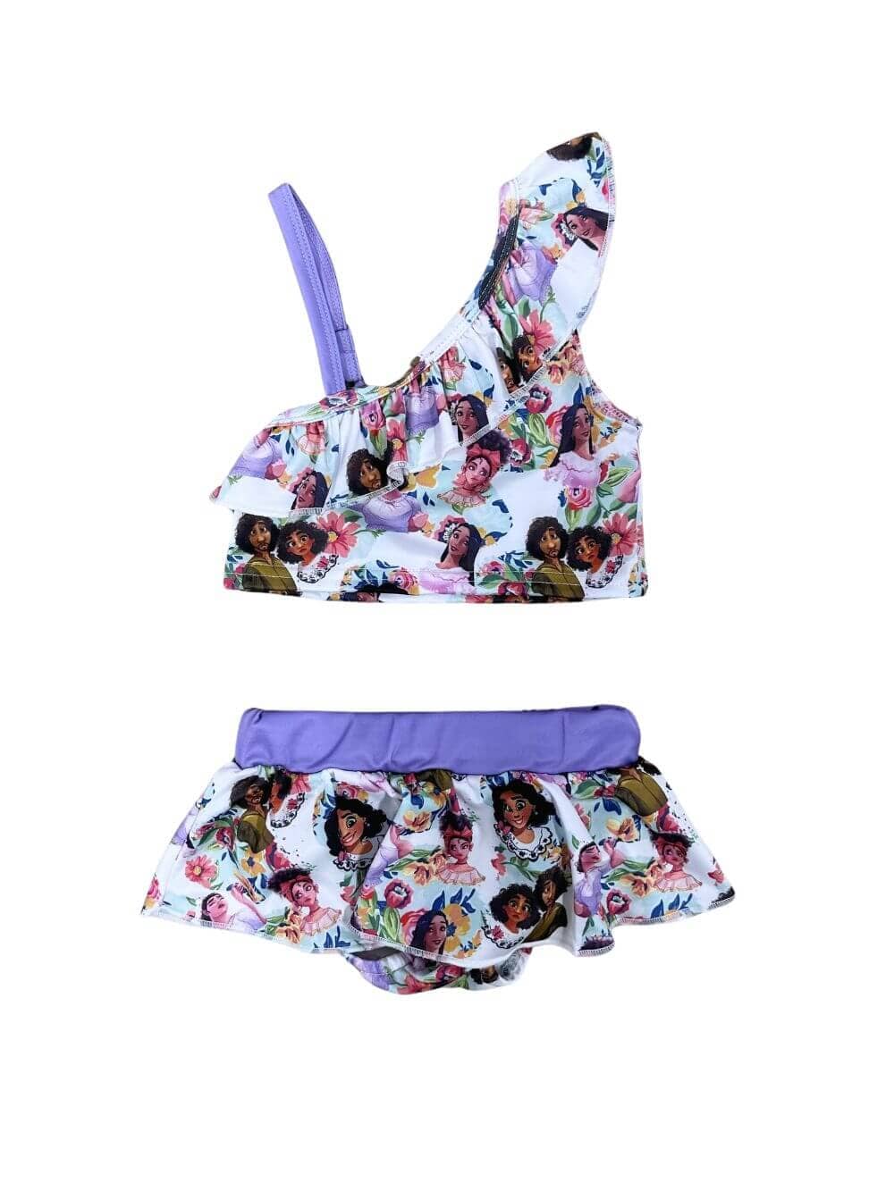 Charmed Family 2 Piece Girls Skirted Swimsuit Set - Sydney So Sweet