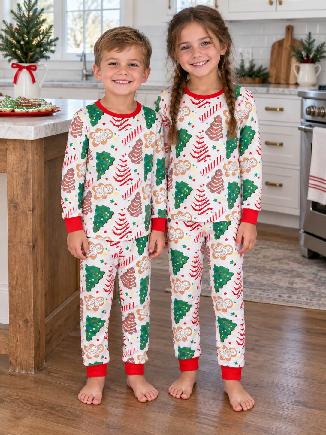 Christmas Cakes & Cookies Kids Comfy Lounge Set